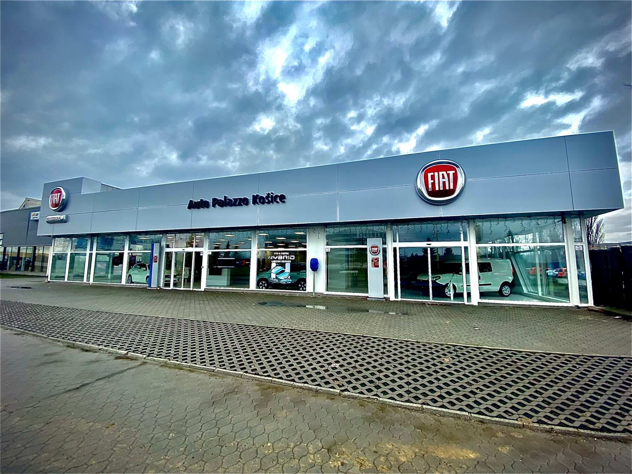Budova autosalónu Auto PALAZZO Košice